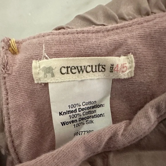 Crewcuts 4-5 Silk & Cotton Ruffle Dress - Picture 12 of 12